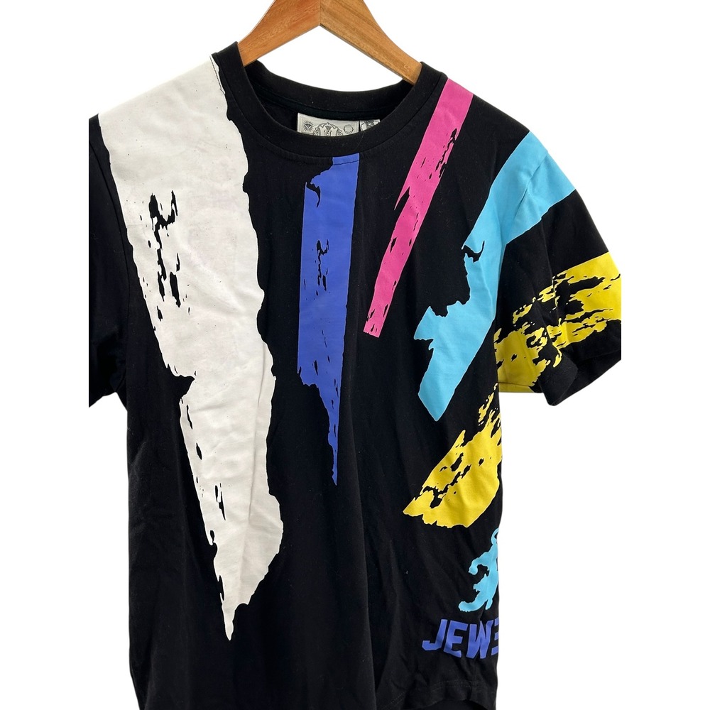 Jewel House Mens Black‎ Graphic Print Short Sleeve T-Shirt size medium - Picture 2 of 7